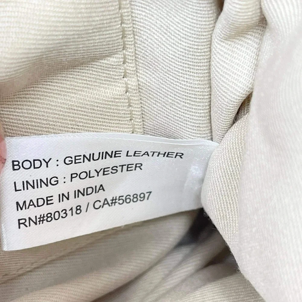 Lucky Brand Koda Crossbody Silver Metallic Topanga Leather Flashy Shiny Party - Picture 14 of 15